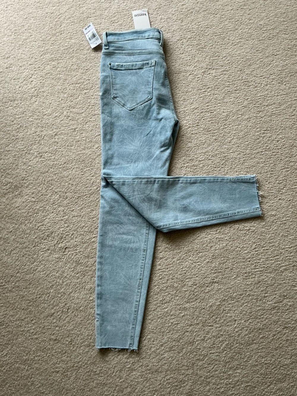 NWT Patterned Kensie High Rise Skinny Ankle Jeans - Size 6